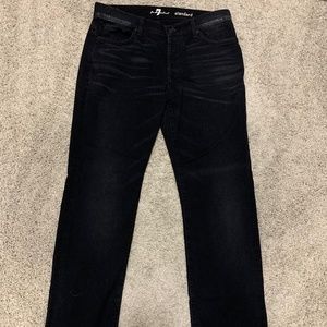 Black 7 For All Man Kind Jeans